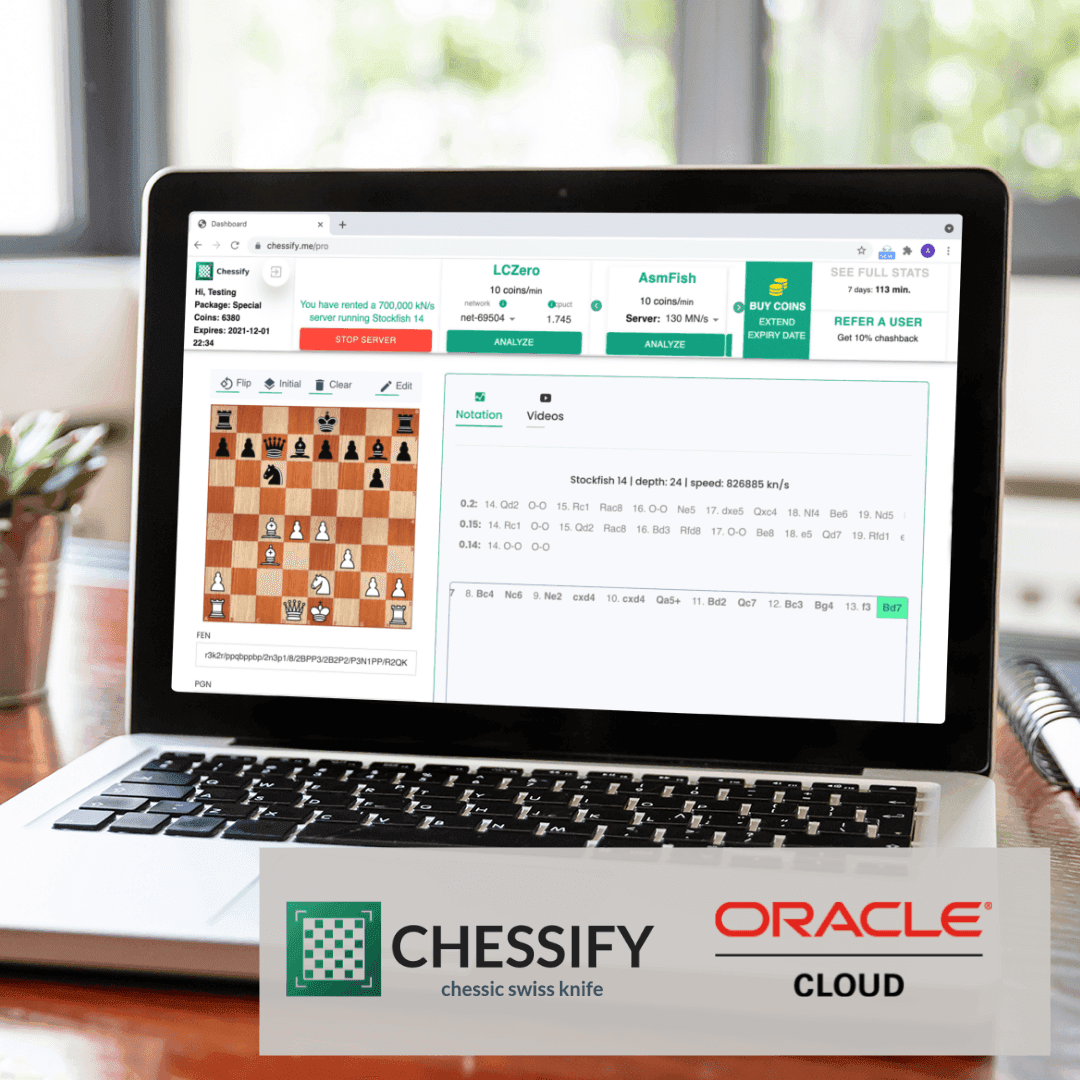 Chessify Teams Up with Oracle Cloud to Elevate Chess Training