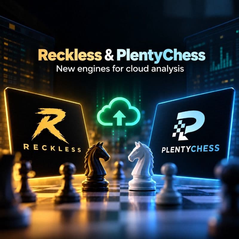 Reckless and PlentyChess: Two Top Chess Engines Now on Chessify