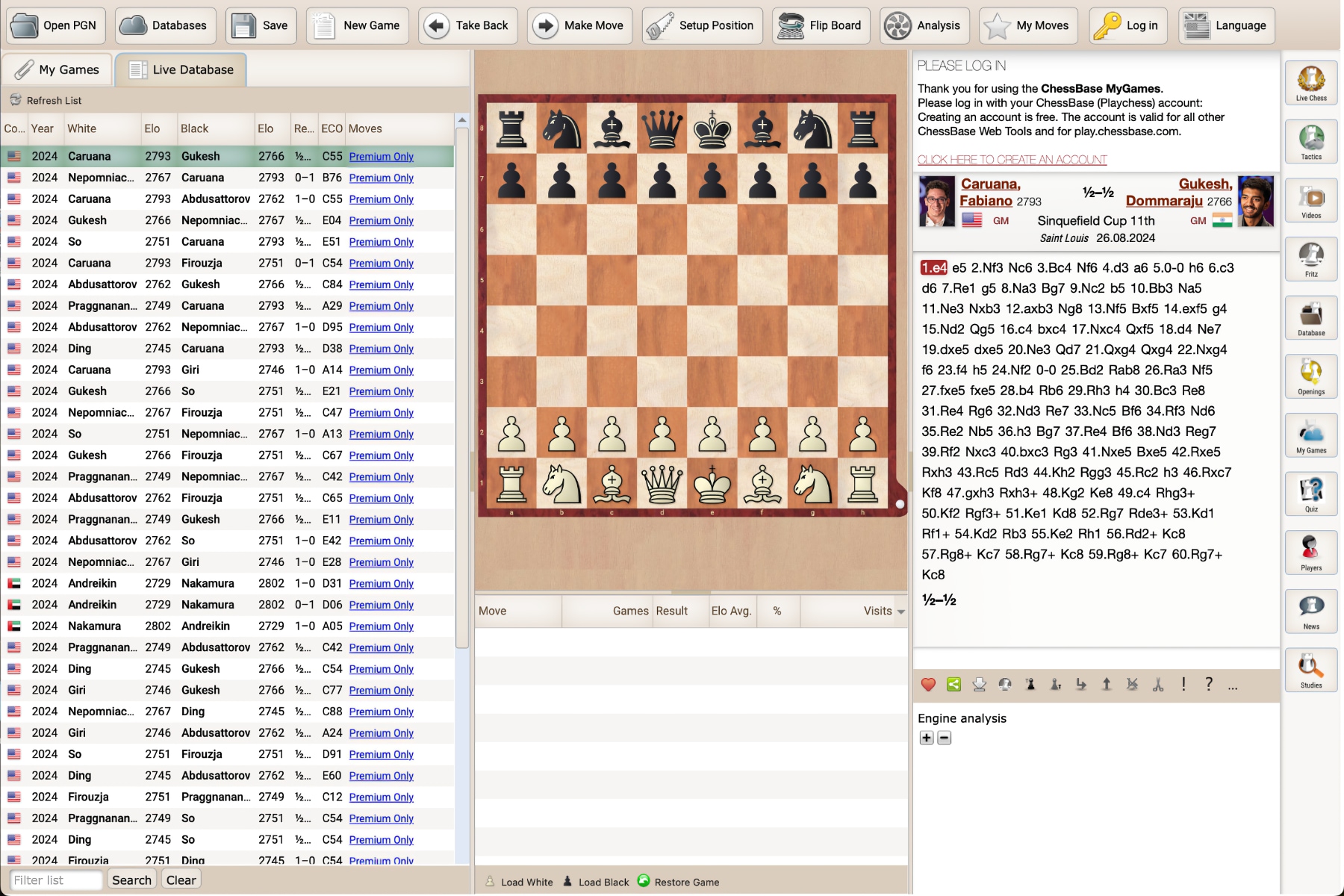 ChessBase My Games