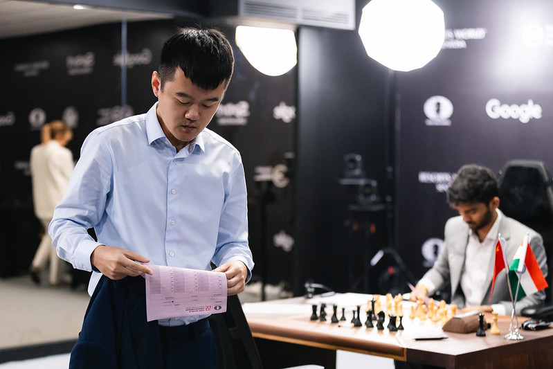 Ding Liren after 1st round win