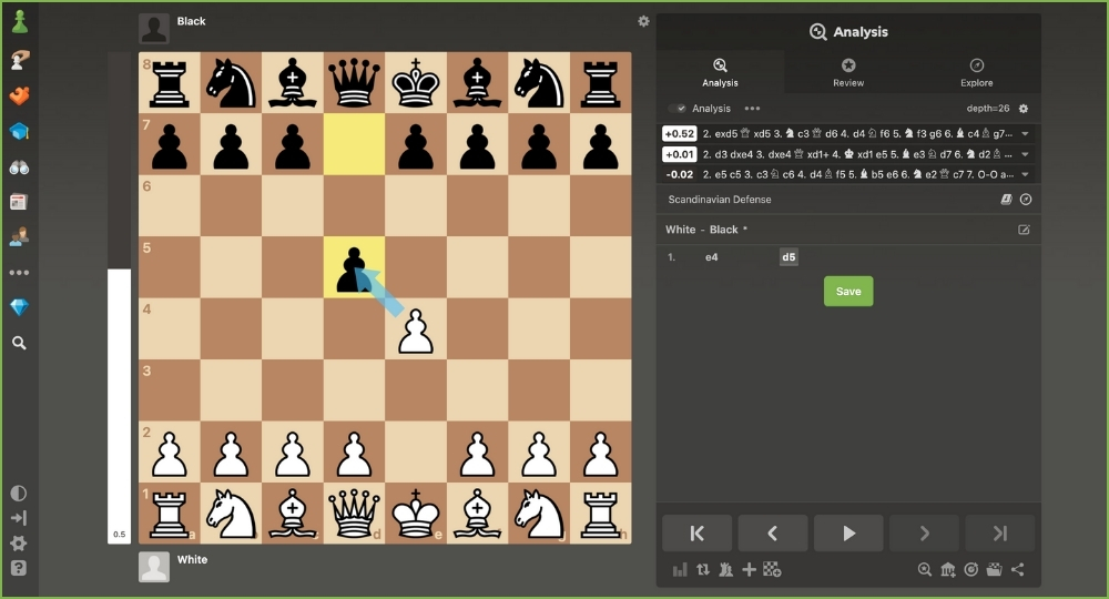 chess.com analysis view