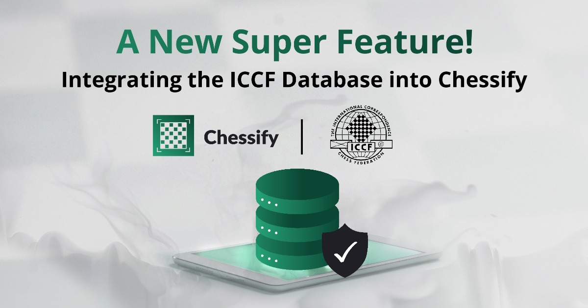 Chessify integrates the ICCF Database