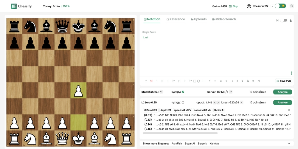 Chess engine: Lc0 v0.30-dac TCEC in 2023