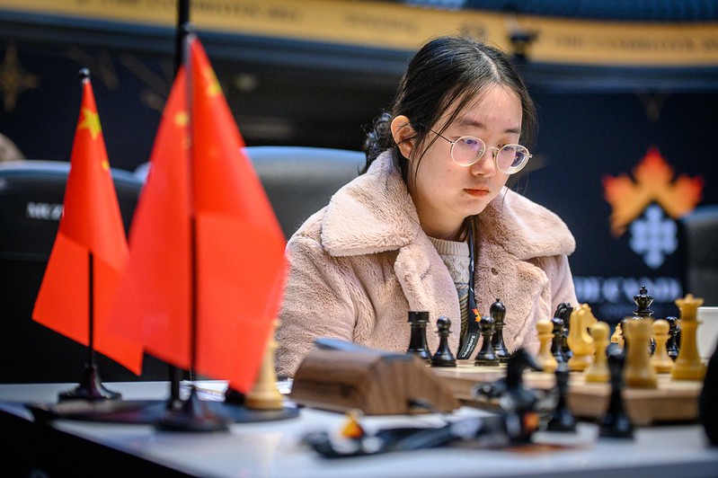 Tan Zhongyi - Photo by Michal Walusza / FIDE